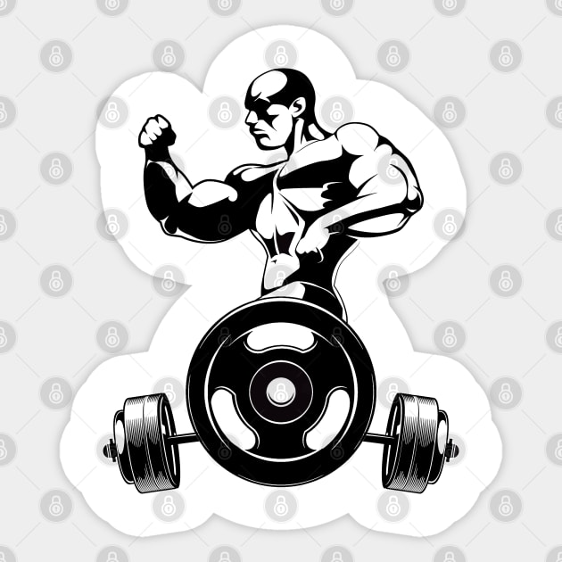 Olympia Inspired / gym / workout / exercise Sticker by Wine4ndMilk